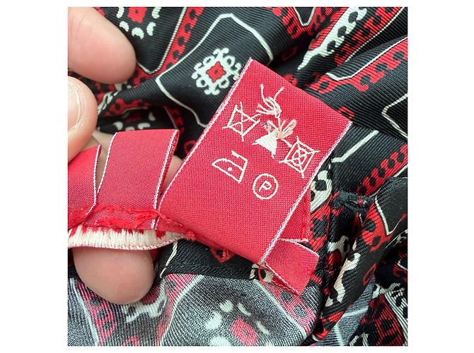Autre Marque F.R.S For Restless Sleepers Pantalones Palazzo de Seda Estampados - vista 6