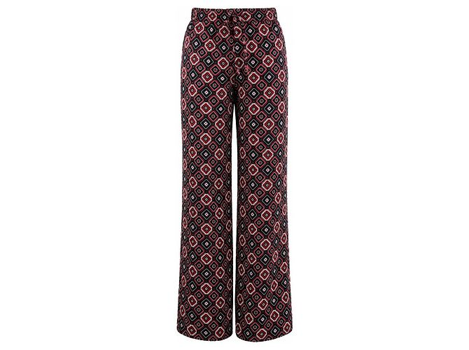 Autre Marque F.R.S For Restless Sleepers Pantalones Palazzo de Seda Estampados - vista 9