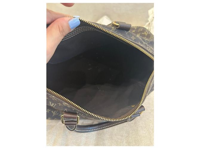 Louis Vuitton Borsa Speedy 30 Monogram Canvas Marrone - vista 9