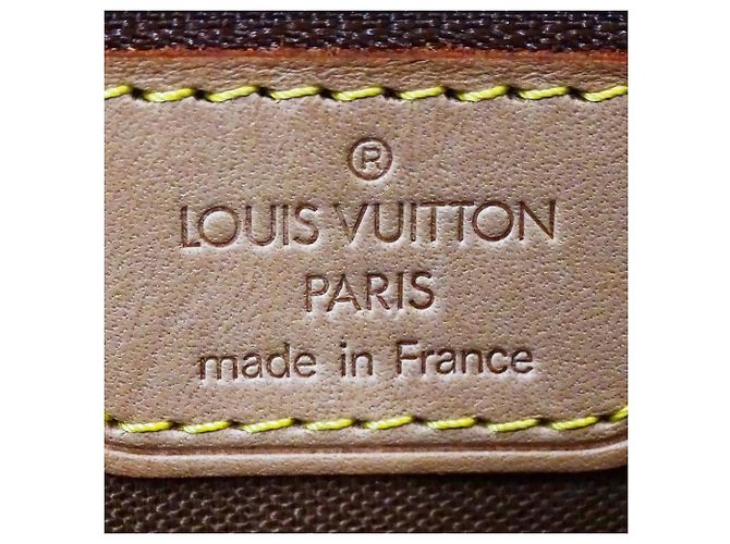 Borsa Tote Louis Vuitton Monogram Marrone - vista 7