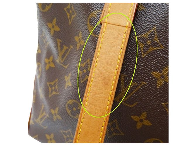 Borsa Tote Louis Vuitton Monogram Marrone - vista 9