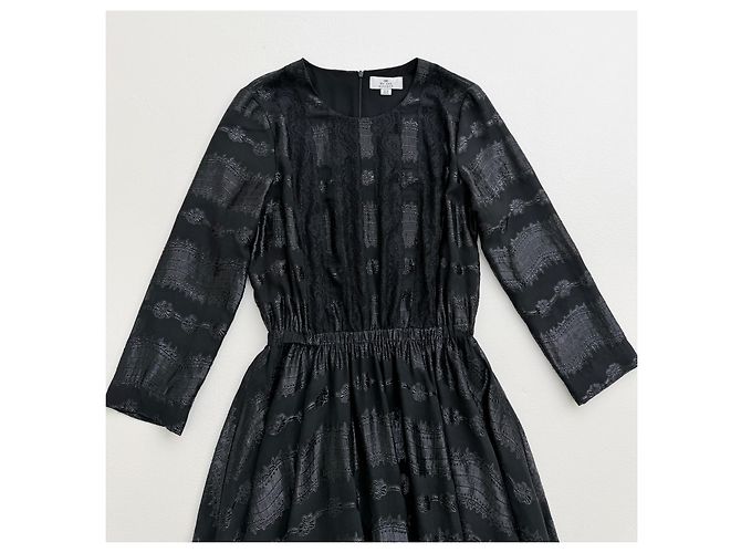 Autre Marque We Are Kindred Vestido Midi con Encaje Negro - vista 6
