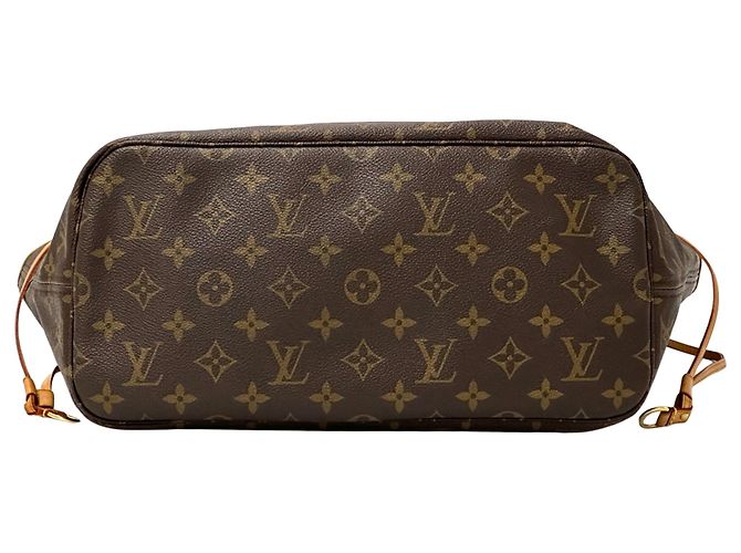 Neverfull Borsa Tote Louis Vuitton Monogram Marrone - vista 4
