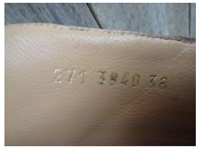 Céline CELINE vintage braune Canvas-Stiefel - Ansicht 7