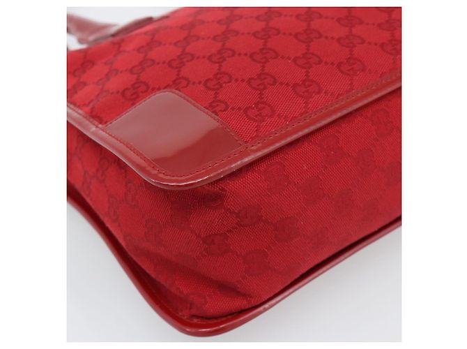 Borsa GUCCI GG Canvas Rossa Oro 000 0855 Auth mr2748 Rosso D'oro - vista 14