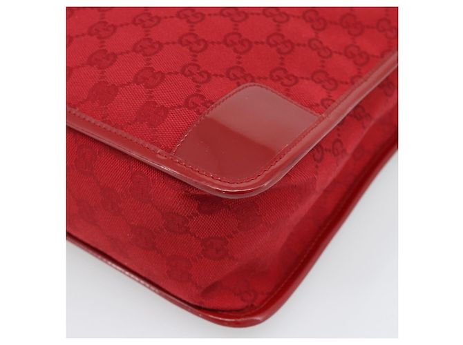 Borsa GUCCI GG Canvas Rossa Oro 000 0855 Auth mr2748 Rosso D'oro - vista 15