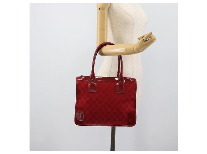 Borsa GUCCI GG Canvas Rossa Oro 000 0855 Auth mr2748 Rosso D'oro - vista 22