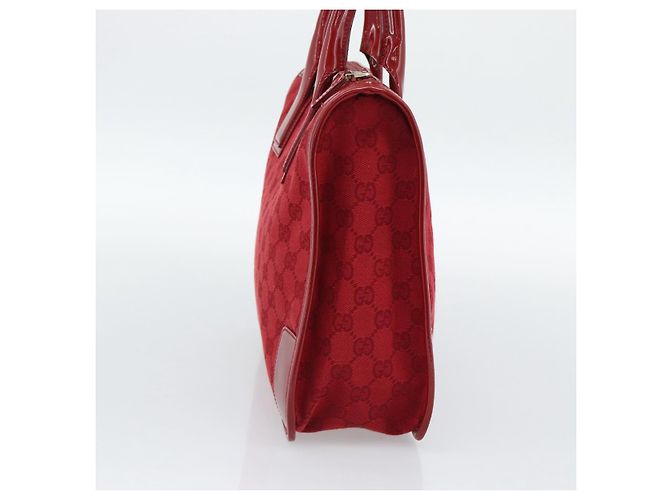 Borsa GUCCI GG Canvas Rossa Oro 000 0855 Auth mr2748 Rosso D'oro - vista 3