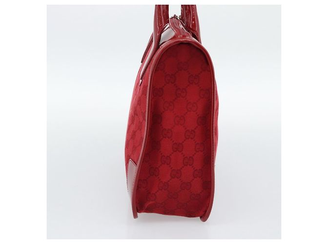 Borsa GUCCI GG Canvas Rossa Oro 000 0855 Auth mr2748 Rosso D'oro - vista 4