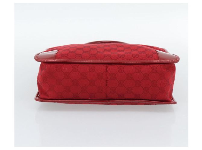 Borsa GUCCI GG Canvas Rossa Oro 000 0855 Auth mr2748 Rosso D'oro - vista 5