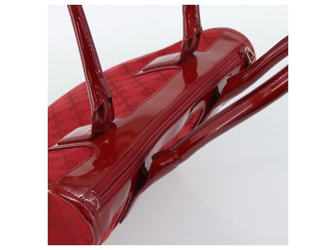 Borsa GUCCI GG Canvas Rossa Oro 000 0855 Auth mr2748 Rosso D'oro - vista 6