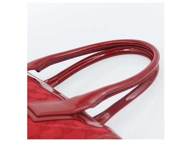 Borsa GUCCI GG Canvas Rossa Oro 000 0855 Auth mr2748 Rosso D'oro - vista 8