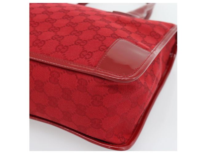 Borsa GUCCI GG Canvas Rossa Oro 000 0855 Auth mr2748 Rosso D'oro - vista 9