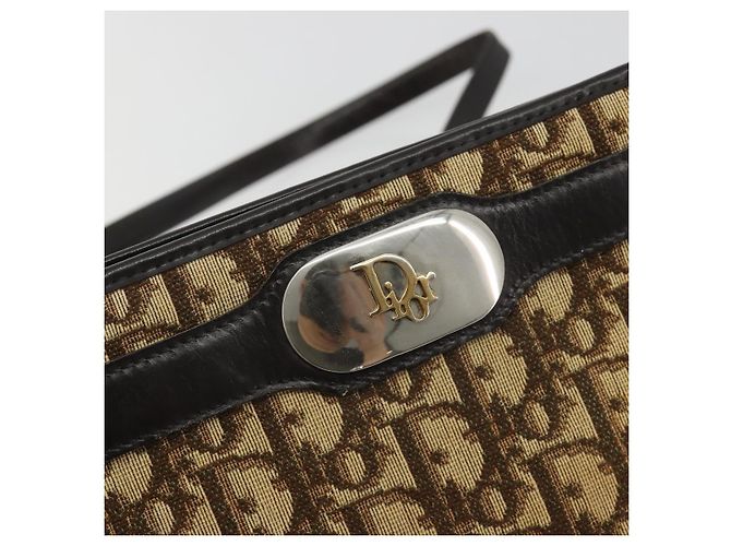 Borsa a tracolla Christian Dior Trotter Canvas Beige Auth ep15067 - vista 17