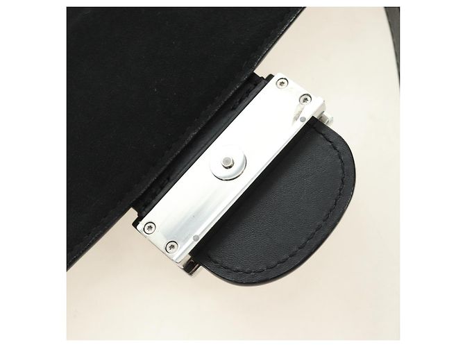 Borsa LOUIS VUITTON Daufine MINI Bag Tweed Black Silver M55491 LV Auth 189783SAM Nero Argento - vista 20