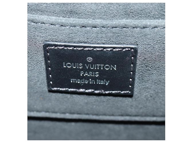 Borsa LOUIS VUITTON Daufine MINI Bag Tweed Black Silver M55491 LV Auth 189783SAM Nero Argento - vista 22