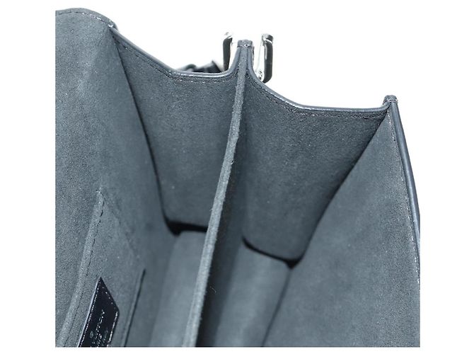 Borsa LOUIS VUITTON Daufine MINI Bag Tweed Black Silver M55491 LV Auth 189783SAM Nero Argento - vista 23