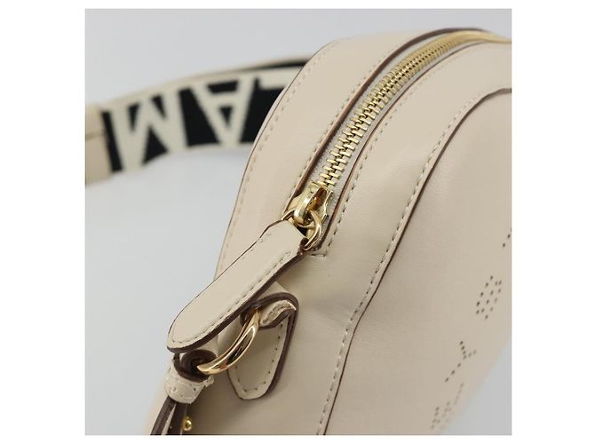 Autre Marque Borsa a Spalla Stella MacCartney in Pelle Avorio Oro Auth BA13823 D'oro Crudo - vista 10