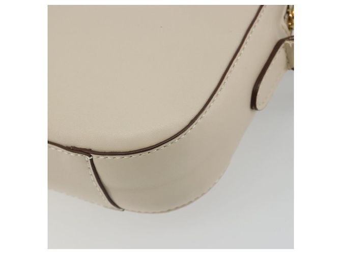 Autre Marque Borsa a Spalla Stella MacCartney in Pelle Avorio Oro Auth BA13823 D'oro Crudo - vista 15