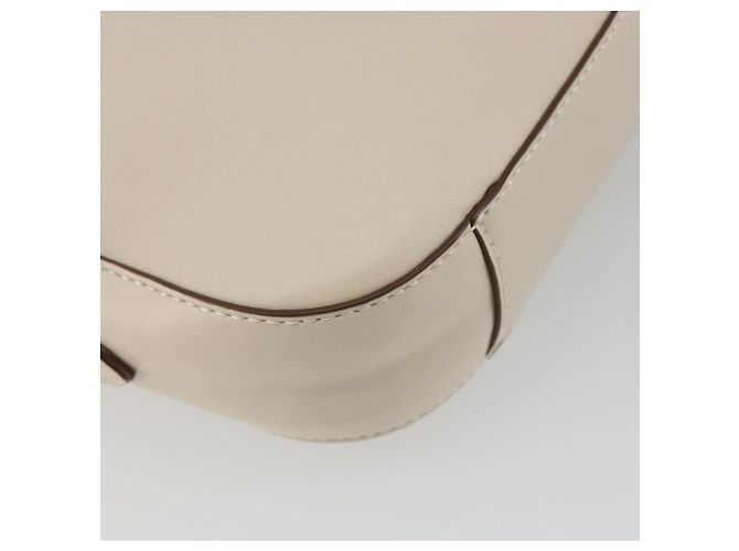 Autre Marque Borsa a Spalla Stella MacCartney in Pelle Avorio Oro Auth BA13823 D'oro Crudo - vista 16