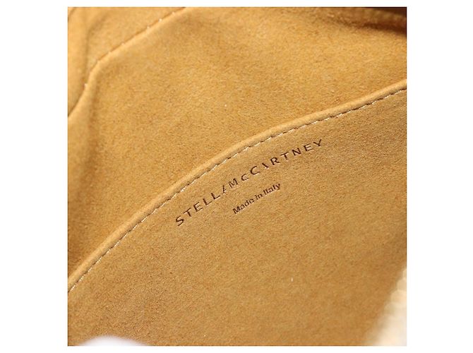 Autre Marque Borsa a Spalla Stella MacCartney in Pelle Avorio Oro Auth BA13823 D'oro Crudo - vista 17