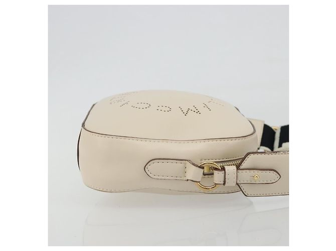 Autre Marque Borsa a Spalla Stella MacCartney in Pelle Avorio Oro Auth BA13823 D'oro Crudo - vista 3