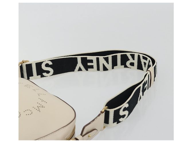 Autre Marque Borsa a Spalla Stella MacCartney in Pelle Avorio Oro Auth BA13823 D'oro Crudo - vista 8