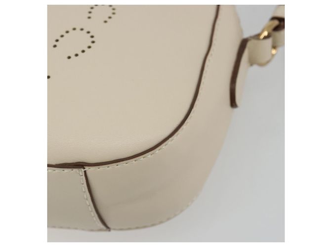 Autre Marque Borsa a Spalla Stella MacCartney in Pelle Avorio Oro Auth BA13823 D'oro Crudo - vista 9