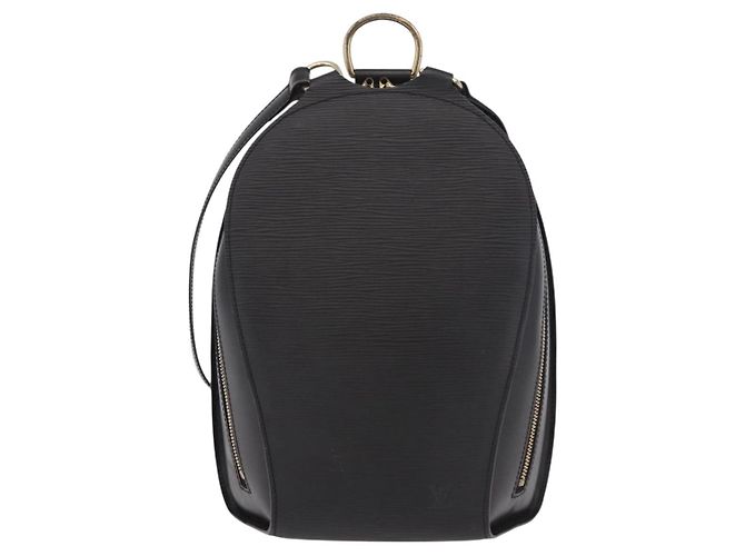 Mochila LOUIS VUITTON Epi Mabillon Negra M52232 LV Auth 190121 Negro - vista 13
