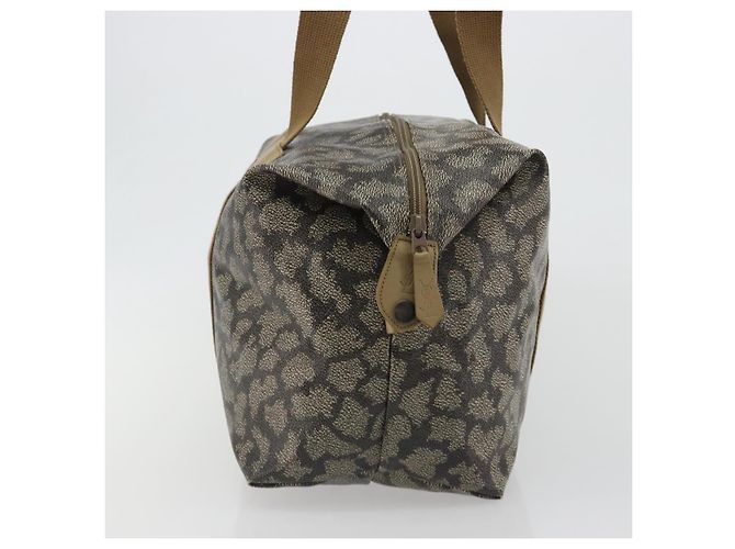 SAINT LAURENT Boston Bag PVC Black Khaki Auth bs35876 Nero Cachi - vista 4