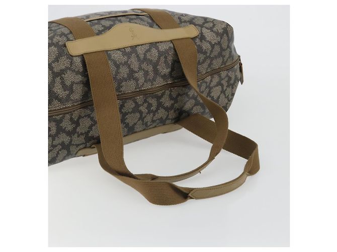 SAINT LAURENT Boston Bag PVC Black Khaki Auth bs35876 Nero Cachi - vista 7
