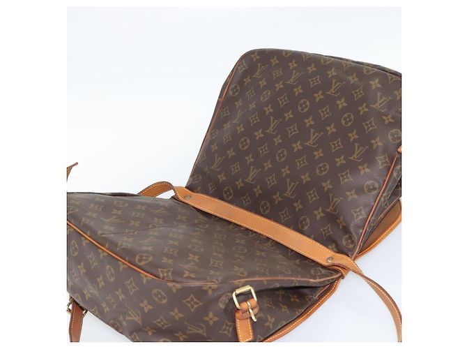 LOUIS VUITTON Borsa a Spalla Monogram Saumur 35 M42254 LV Auth ka5161 Monogramma - vista 18