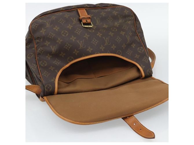 LOUIS VUITTON Borsa a Spalla Monogram Saumur 35 M42254 LV Auth ka5161 Monogramma - vista 24