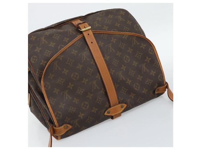 LOUIS VUITTON Borsa a Spalla Monogram Saumur 35 M42254 LV Auth ka5161 Monogramma - vista 6