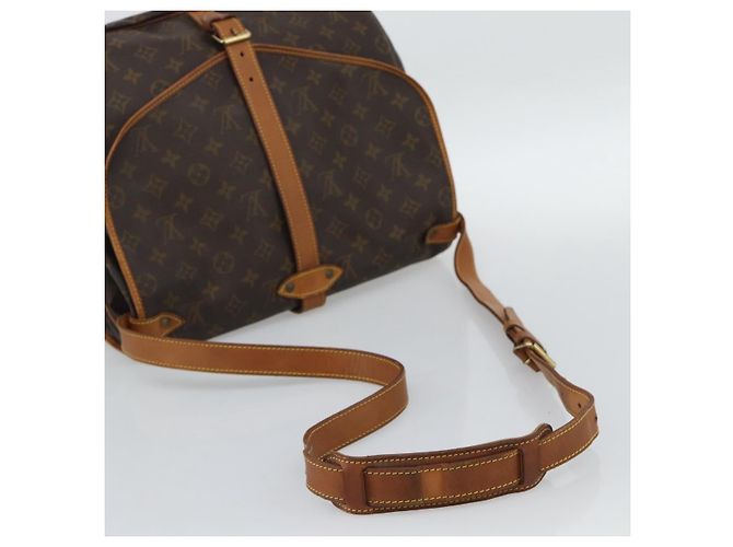 LOUIS VUITTON Borsa a Spalla Monogram Saumur 35 M42254 LV Auth ka5161 Monogramma - vista 7