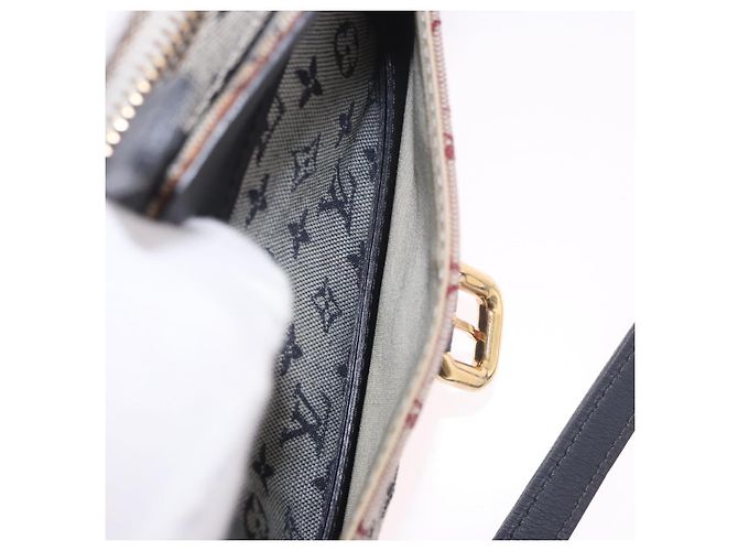 LOUIS VUITTON Bolsa de Ombro Monogram Mini Juliet MM Azul M92004 LV Auth BA13715 - vista 23