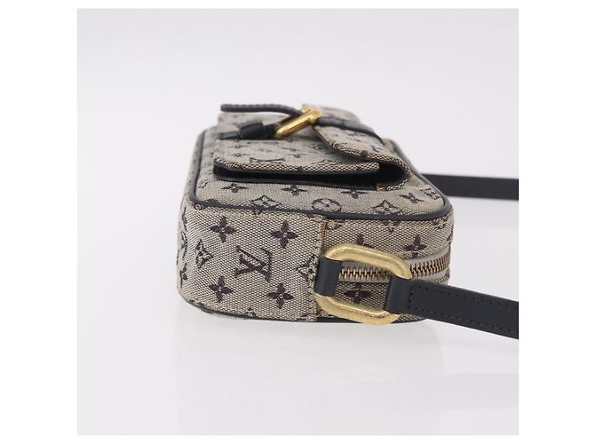 LOUIS VUITTON Bolsa de Ombro Monogram Mini Juliet MM Azul M92004 LV Auth BA13715 - vista 3