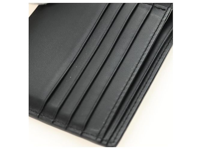 FENDI Cartera Bifold Zucca Canvas Cuero Verde Negro Auth BA13848A - vista 20