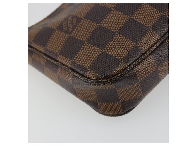 LOUIS VUITTON Damier Ebene Pochette Accessoires Cartera N41206 LV Auth 190053 - vista 14