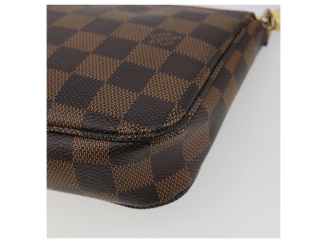 LOUIS VUITTON Damier Ebene Pochette Accessoires Cartera N41206 LV Auth 190053 - vista 15