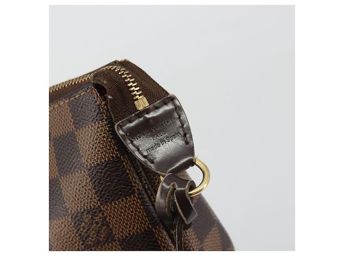 LOUIS VUITTON Damier Ebene Pochette Accessoires Cartera N41206 LV Auth 190053 - vista 17