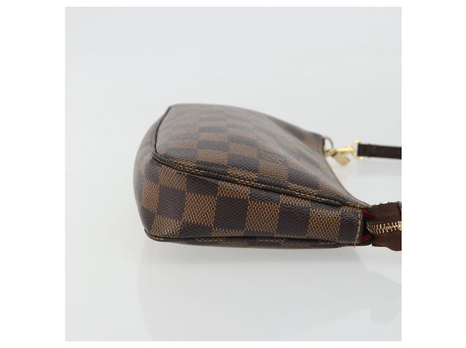 LOUIS VUITTON Damier Ebene Pochette Accessoires Cartera N41206 LV Auth 190053 - vista 3