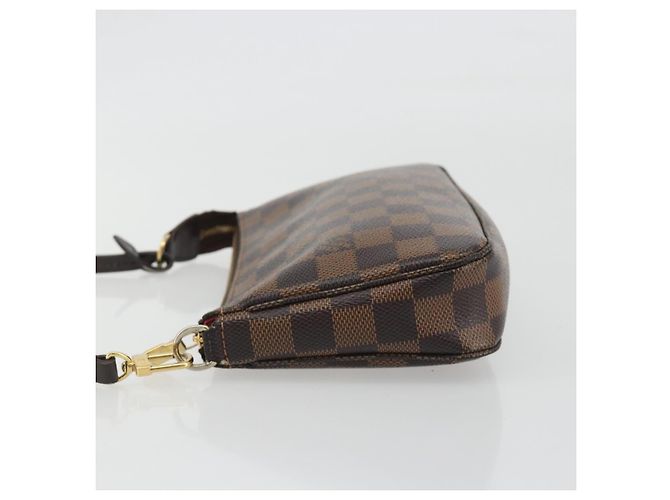 LOUIS VUITTON Damier Ebene Pochette Accessoires Cartera N41206 LV Auth 190053 - vista 4