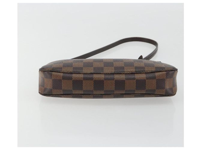 LOUIS VUITTON Damier Ebene Pochette Accessoires Cartera N41206 LV Auth 190053 - vista 5