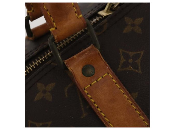 LOUIS VUITTON Borsa Boston Monogram Keepall 55 M41424 LV Auth 189523 Monogramma - vista 17