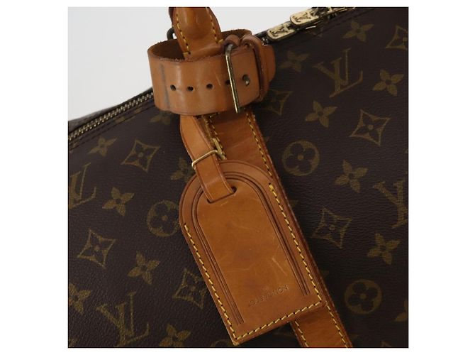 LOUIS VUITTON Borsa Boston Monogram Keepall 55 M41424 LV Auth 189523 Monogramma - vista 19