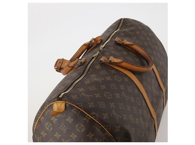LOUIS VUITTON Borsa Boston Monogram Keepall 55 M41424 LV Auth 189523 Monogramma - vista 6