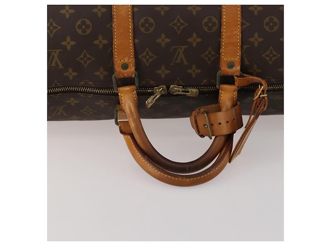 LOUIS VUITTON Borsa Boston Monogram Keepall 55 M41424 LV Auth 189523 Monogramma - vista 7