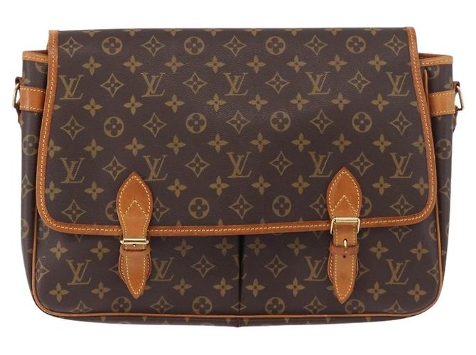 LOUIS VUITTON Borsa a Spalla Monogram Gibeciere GM M42246 LV Auth ka5197 Monogramma - vista 13