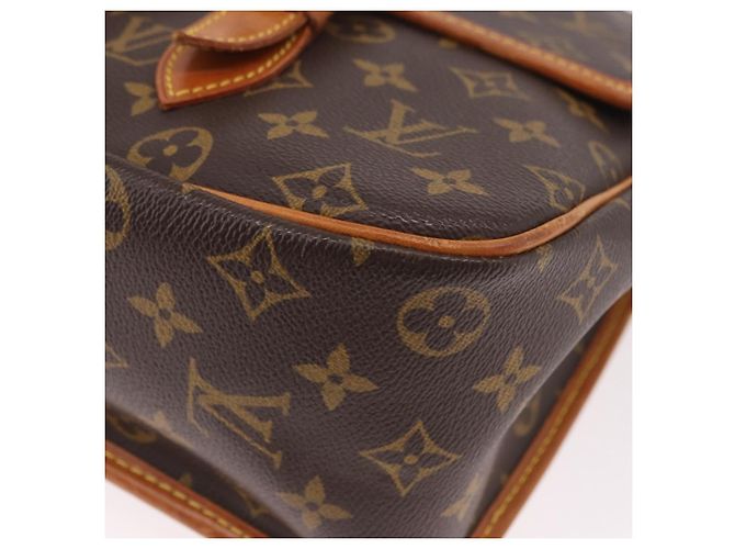 LOUIS VUITTON Borsa a Spalla Monogram Gibeciere GM M42246 LV Auth ka5197 Monogramma - vista 16